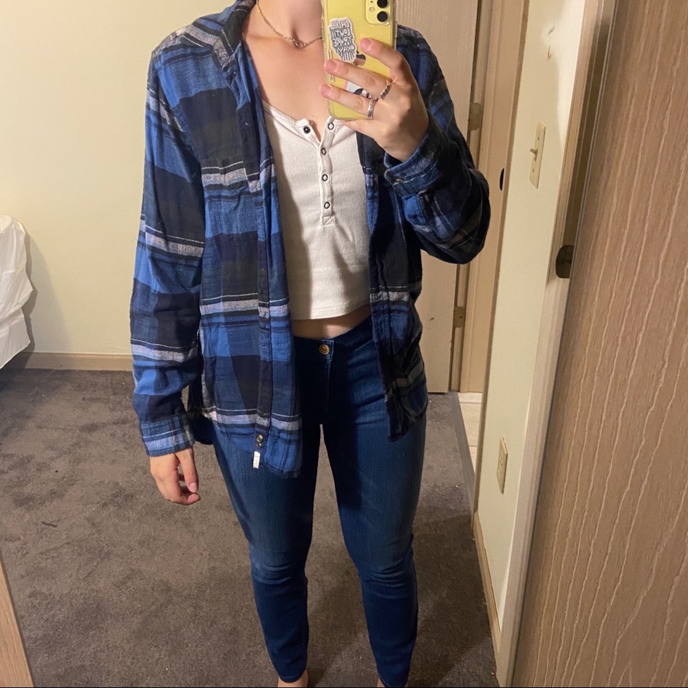 Blue flannel